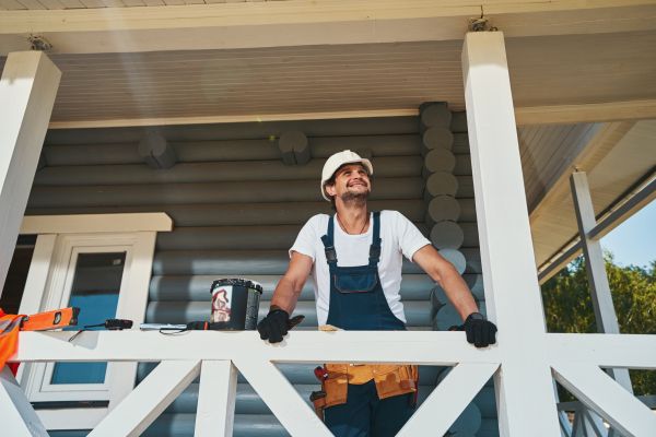 Porch Ceiling Construction in Bel Air