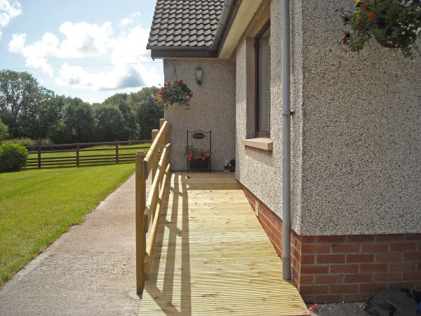 Hardwood Ramp Installation in Bel Air