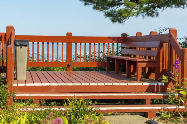 Redwood Deck Construction in Bel Air